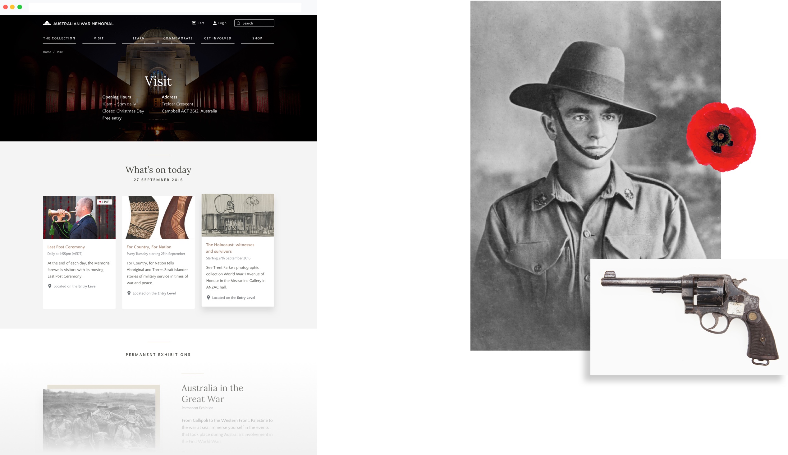 Australian War Memorial website