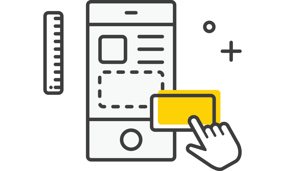 Wireframe illustration