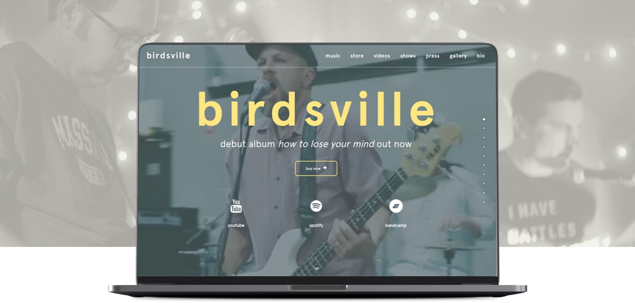 Birdsville band website
